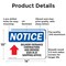 Signmission Delivery Entrance Contractors OSHA Notice Sign, Aluminum, 14in W x 10in L, 2PK OS-2PACK-NS-A-1014-L-10968 - alternate 3